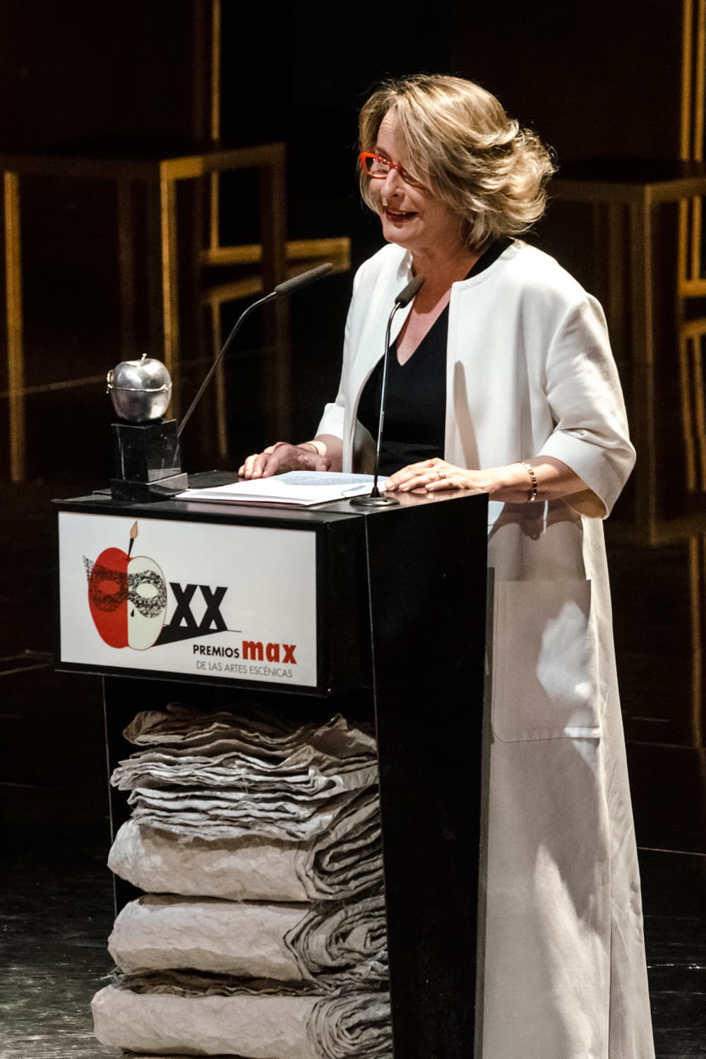 Natalia Menéndez recibe el Premio Max Contribución a las Artes Escénicas
