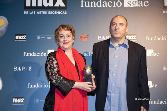 Laila Ripoll y Mariano Llorente, Max a la Mejor Autoría Teatral por ‘El triángulo azul’