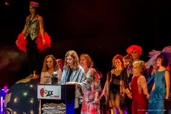 Carme Portacelli recoge el Premio Max a Mejor dirección de escena por “Només són dones (Solo son mujeres)”