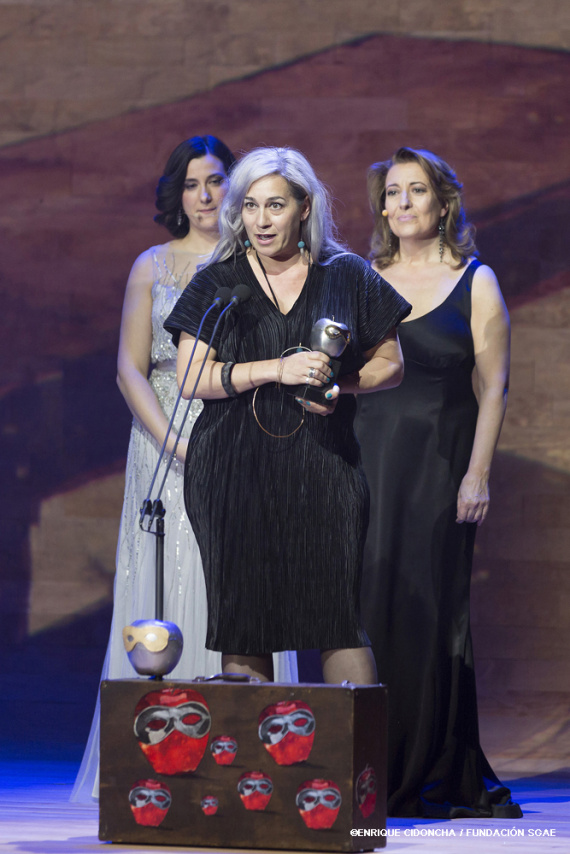 Elisa Sanz. Mejor diseño de espacio escénico por ‘La piedra oscura’