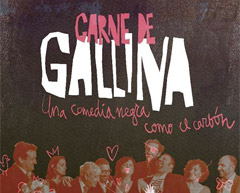 'Carne de gallina', una comedia negra que salta del cine al teatro