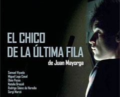'El chico de la última fila', juego escénico de la mano de Juan Mayorga